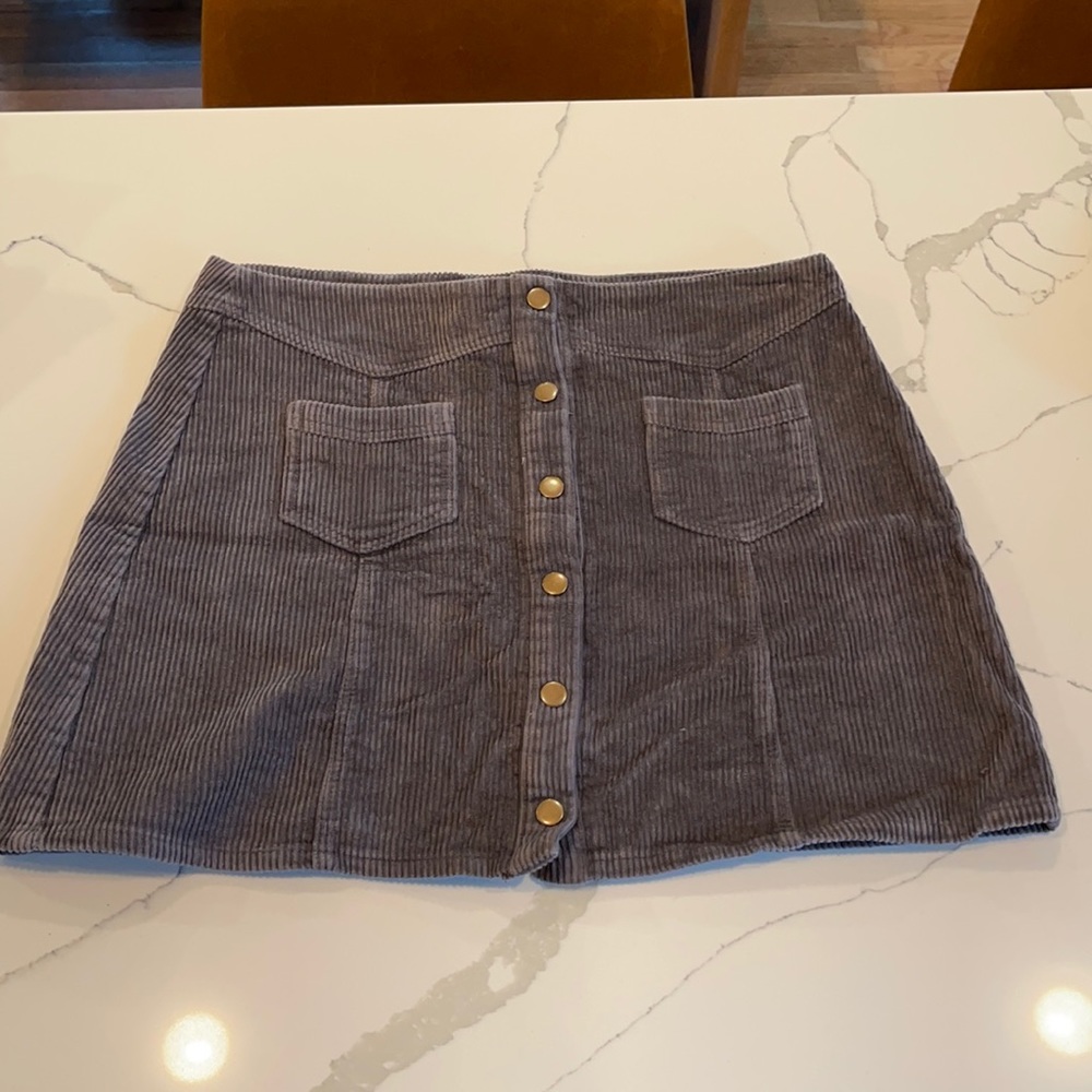 Corduroy Skirt